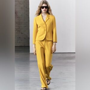 Stunning Zara Blazer.   Size small.  The color is even more beautiful in person